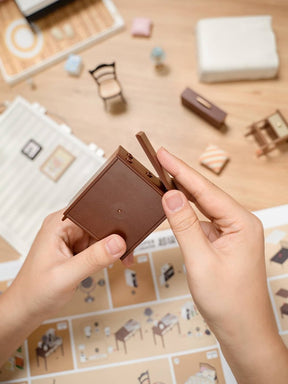 Hands Craft - DIY Miniature House Kit: Happy Meals Kitchen - The Merri Artist - merriartist.com