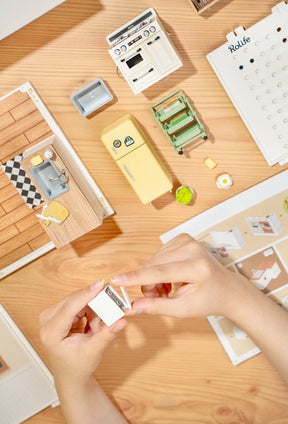 Hands Craft - DIY Miniature House Kit: Happy Meals Kitchen - The Merri Artist - merriartist.com