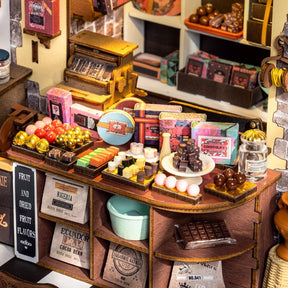 Hands Craft - DIY Miniature House Kit: Henry's Chocolate - The Merri Artist - merriartist.com