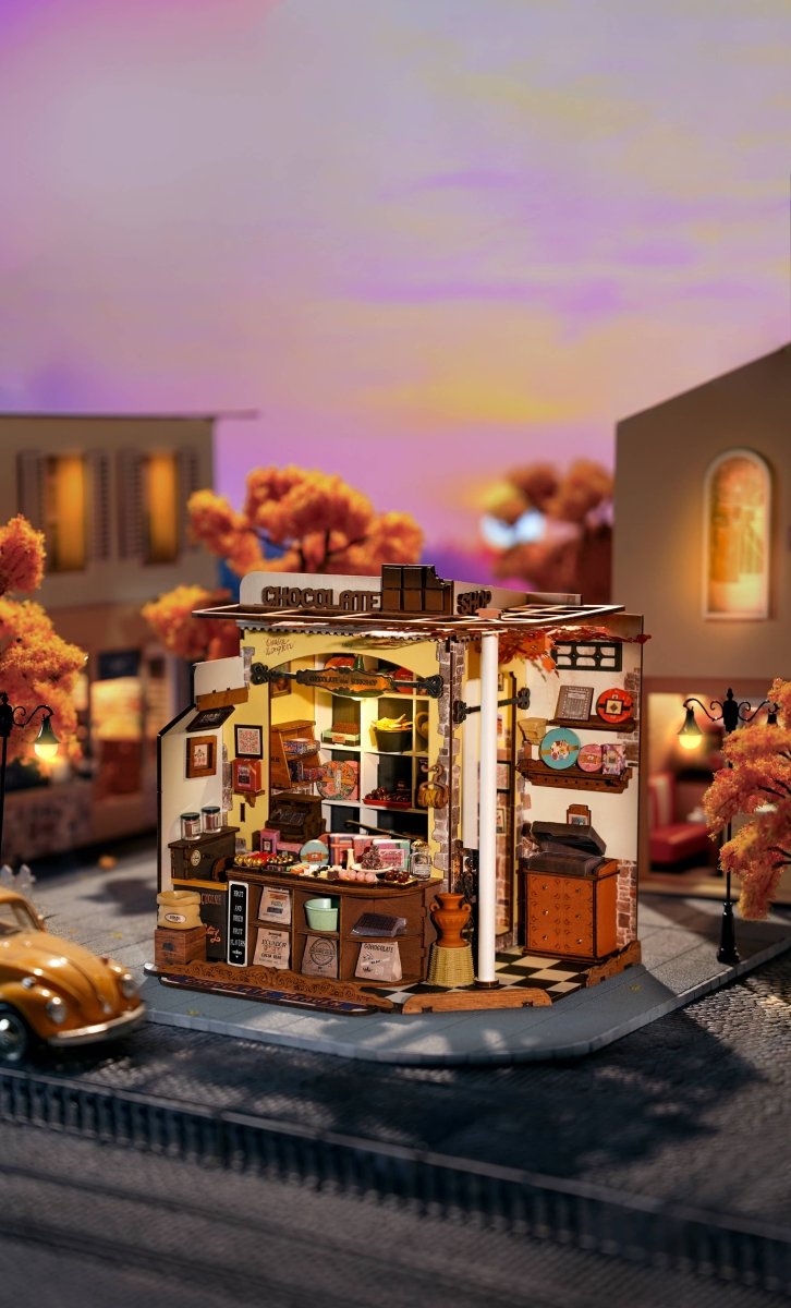 Hands Craft - DIY Miniature House Kit: Henry's Chocolate - The Merri Artist - merriartist.com