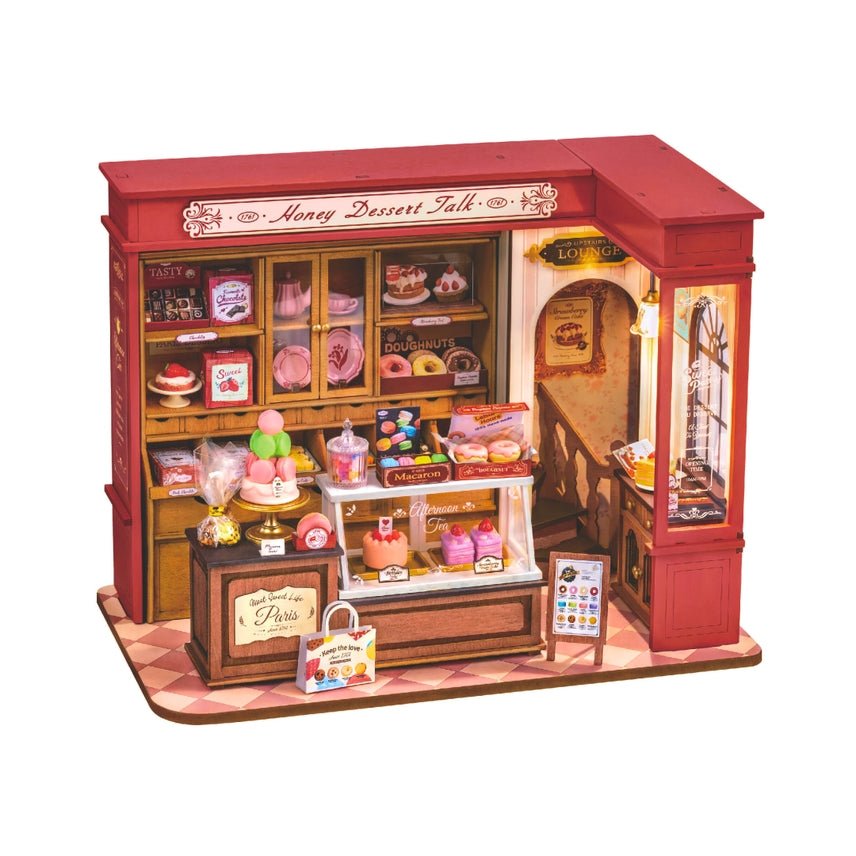 Hands Craft - DIY Miniature House Kit: Honey Dessert Talk - The Merri Artist - merriartist.com
