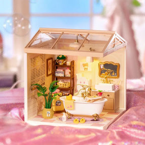 Hands Craft - DIY Miniature House Kit: Pop Bubble Bathroom - The Merri Artist - merriartist.com