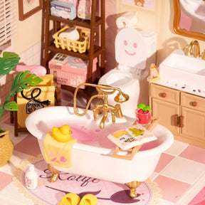 Hands Craft - DIY Miniature House Kit: Pop Bubble Bathroom - The Merri Artist - merriartist.com