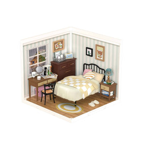 Hands Craft - DIY Miniature House Kit: Sweet Dream Bedroom - The Merri Artist - merriartist.com