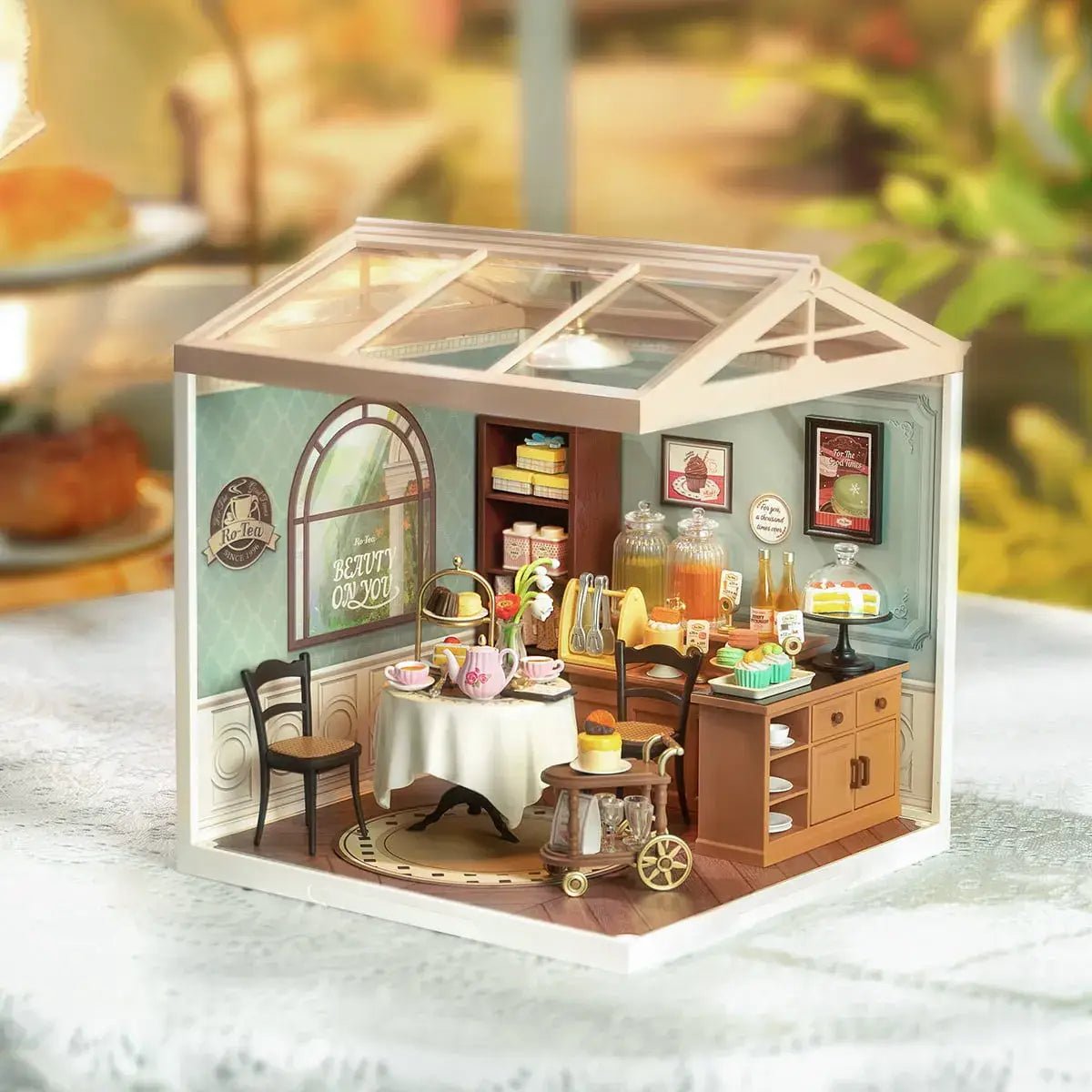 Hands Craft - DIY Miniature House Kit: Sweet Sips Tea - The Merri Artist - merriartist.com