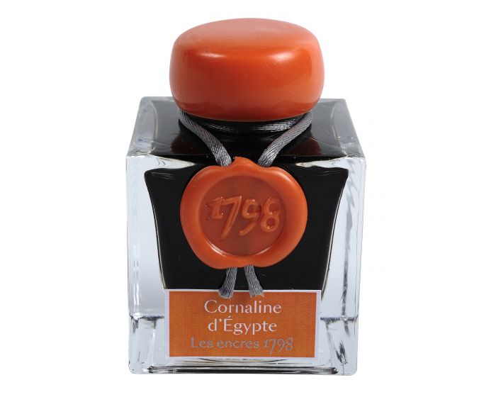 Herbin - 1798 Anniversary Ink with Silver Sheen - Cornaline d'Egypte - 50ml Bottle - The Merri Artist - merriartist.com