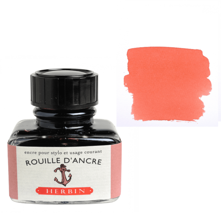 Herbin Fountain Pen Ink 30ml Bottle - Rouille d'Ancre (Anchor Rust) - The Merri Artist - merriartist.com
