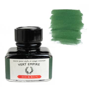 Herbin - Fountain Pen Ink - Vert Empire (Empire Green) - 30ml - The Merri Artist - merriartist.com