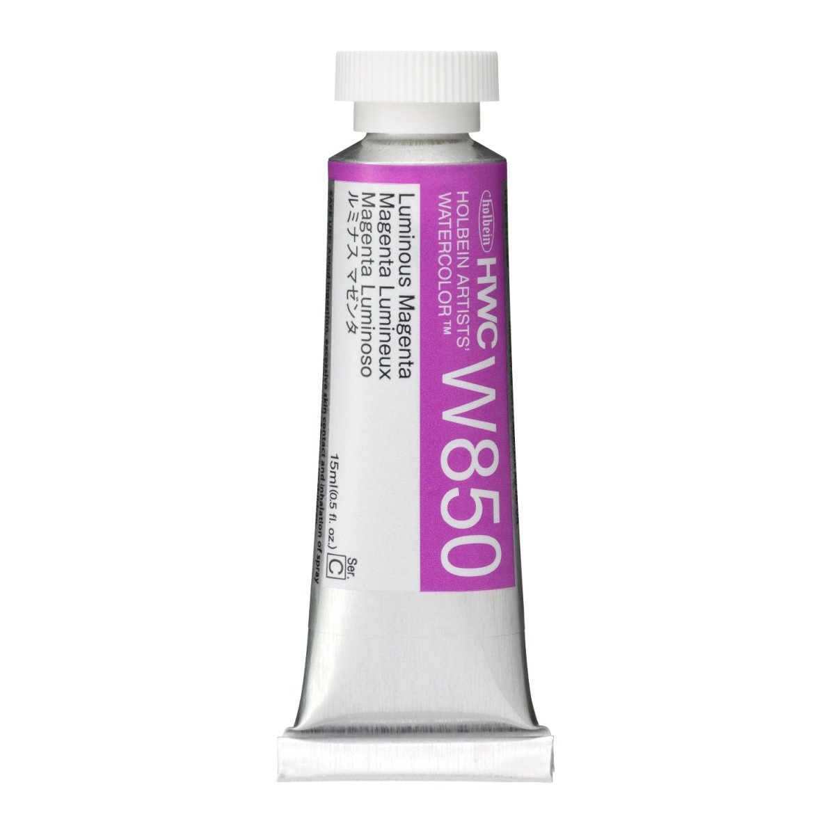 Holbein Artists Watercolor 15 ml - Luminous Magenta - The Merri Artist - merriartist.com