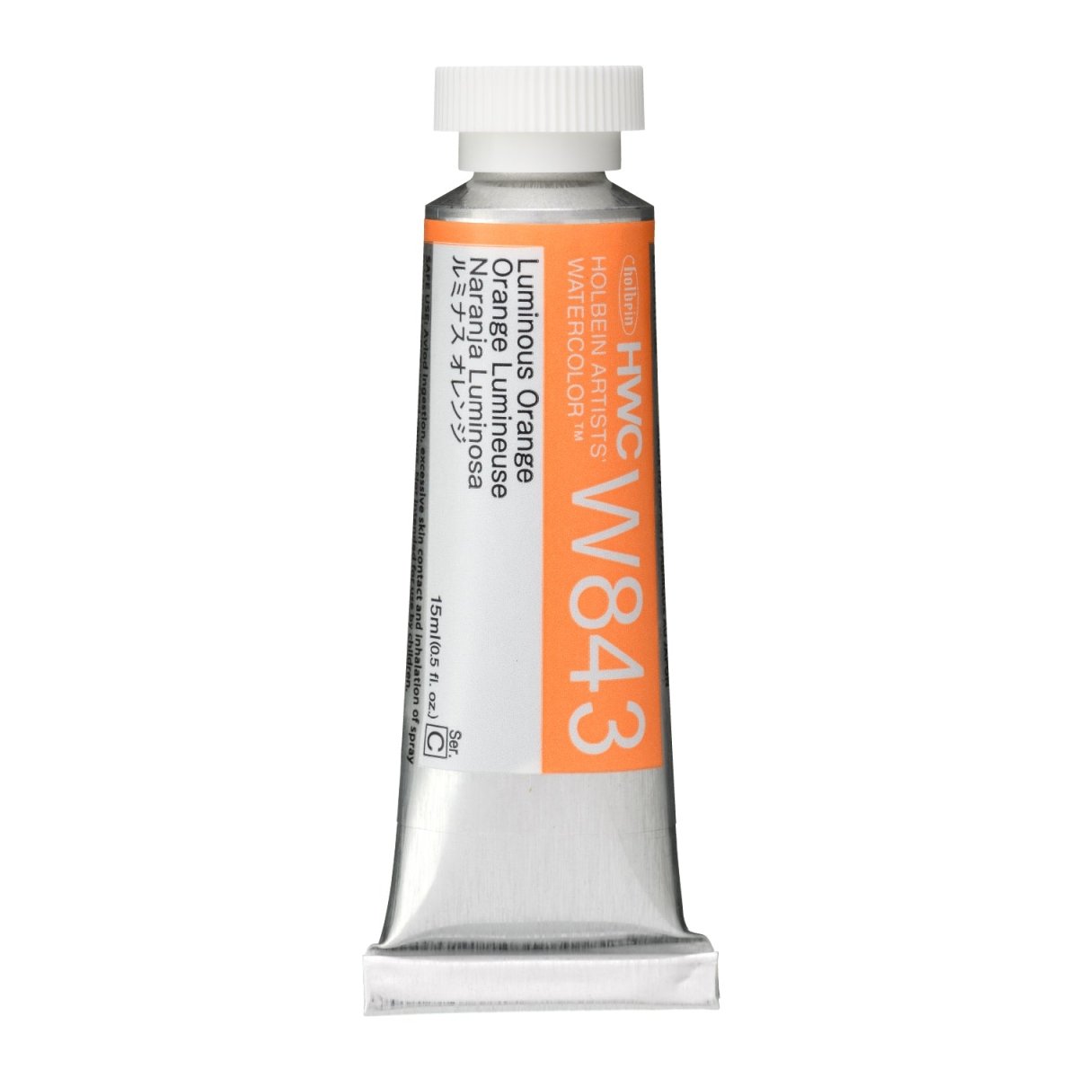 Holbein Artists Watercolor 15 ml - Luminous Orange - The Merri Artist - merriartist.com