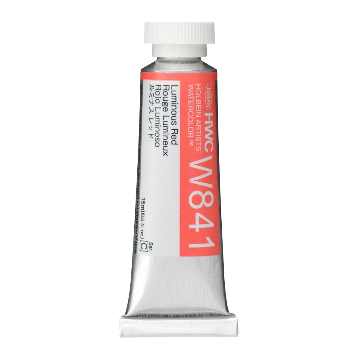 Holbein Artists Watercolor 15 ml - Luminous Red - The Merri Artist - merriartist.com