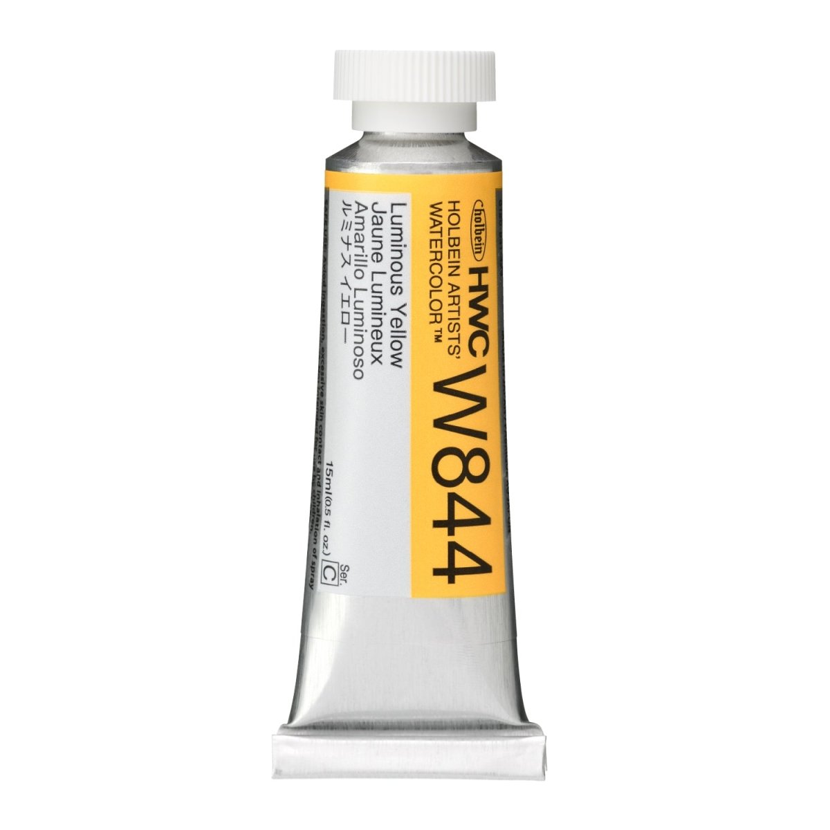 Holbein Artists Watercolor 15 ml - Luminous Yellow - The Merri Artist - merriartist.com