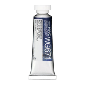 Holbein Artists Watercolor 15 ml - Moonlit Night Blue - The Merri Artist - merriartist.com