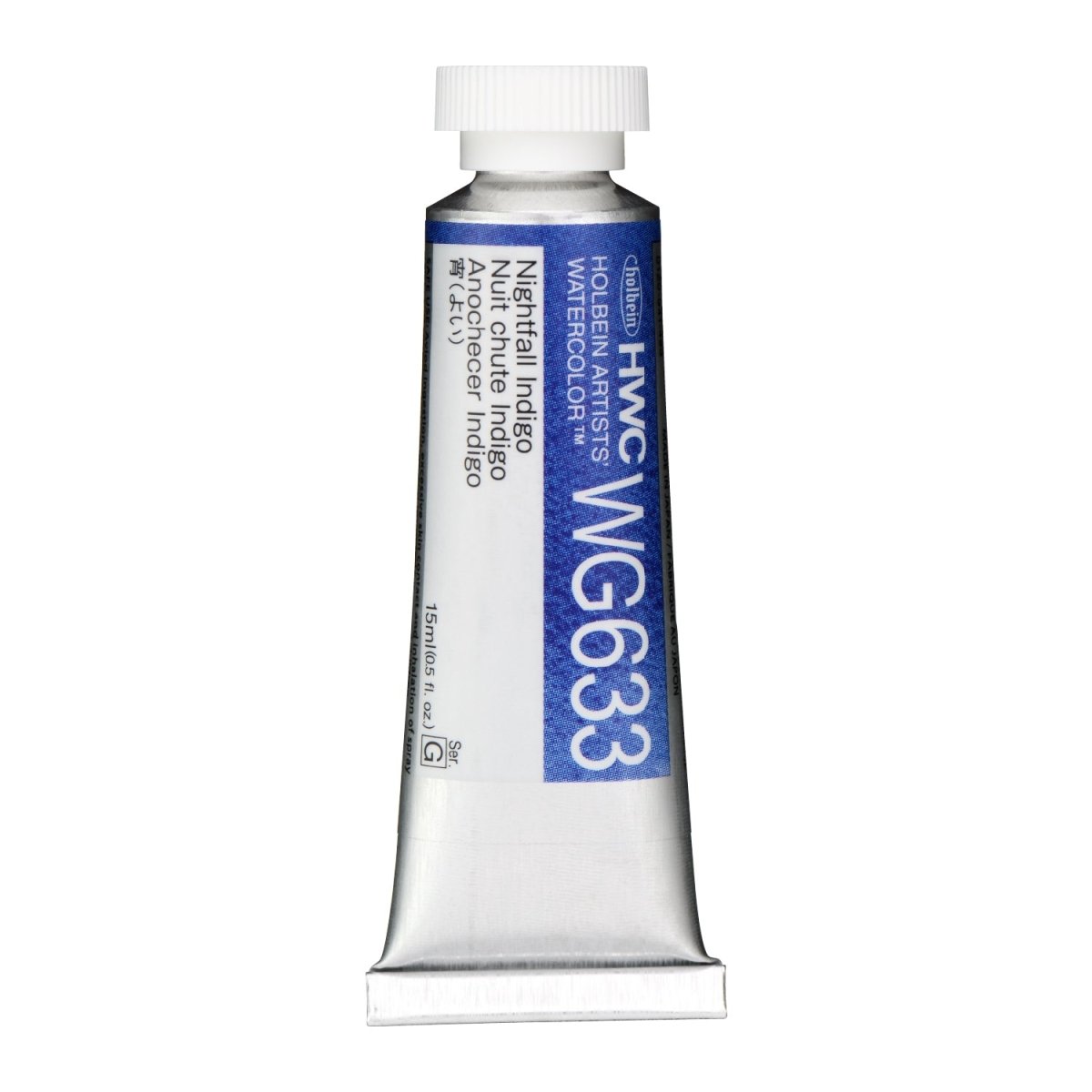 Holbein Artists Watercolor 15 ml - Nightfall Indigo - The Merri Artist - merriartist.com