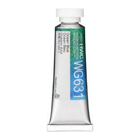 Holbein Artists Watercolor 15 ml - Ocean Blue - The Merri Artist - merriartist.com
