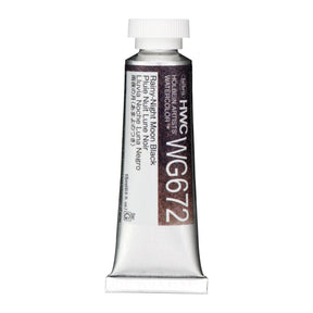 Holbein Artists Watercolor 15 ml - Rainy - Night Moon Black - The Merri Artist - merriartist.com