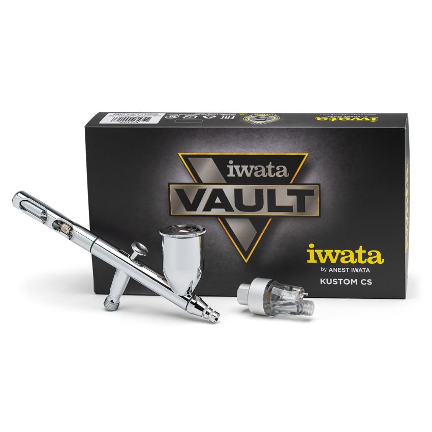 Iwata Vault Kustom CS Gravity Feed Dual Action Airbrush (Pre - order, available late January) - The Merri Artist - merriartist.com