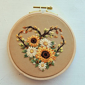 Jessica Long Embroidery - "Fall in Love" Embroidery Kit - The Merri Artist - merriartist.com