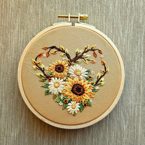 Jessica Long Embroidery - "Fall in Love" Embroidery Kit - The Merri Artist - merriartist.com