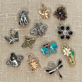 Jewelry Made By Me - 12 Piece Charm Collection - Bugs - The Merri Artist - merriartist.com