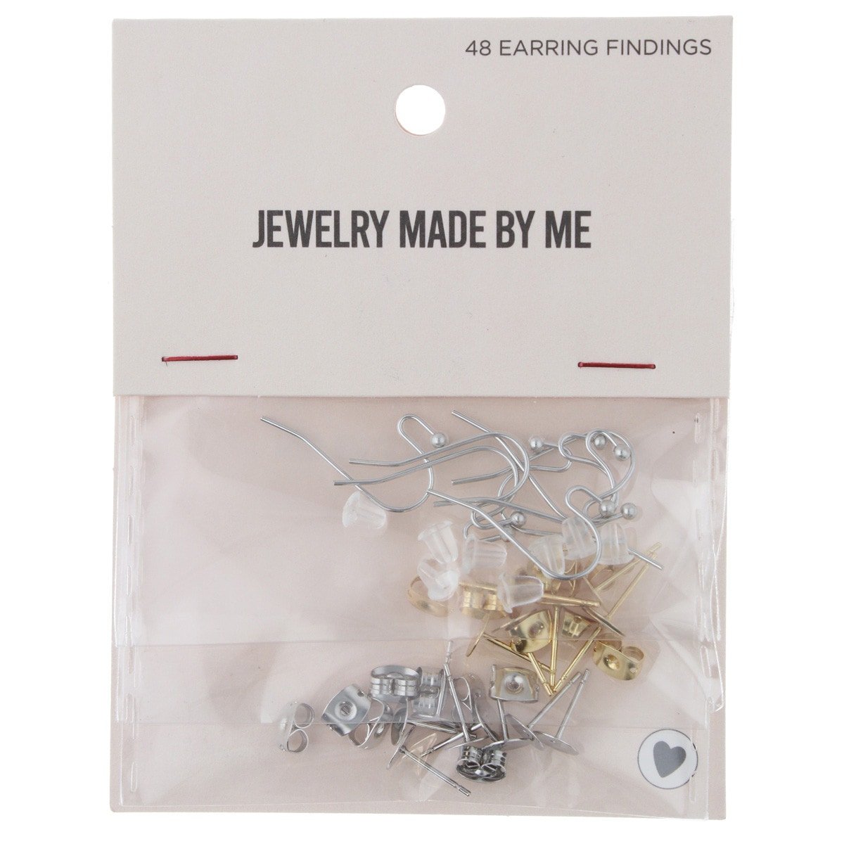 Jewelry Made By Me Earring Posts and Hooks - 48 Piece - The Merri Artist - merriartist.com