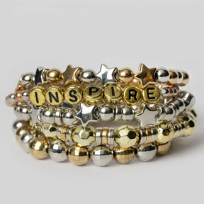 Jewelry Made by Me - Metallic Mix Gold Letters DIY Bead Box - The Merri Artist - merriartist.com