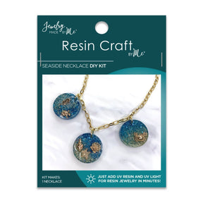 Jewelry Made by Me - Seaside Pendants UV Resin DIY Kit - The Merri Artist - merriartist.com