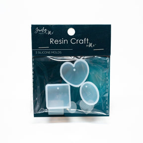 Jewelry Made by Me - Square, Oval, Heart 3pc Silicone Molds - The Merri Artist - merriartist.com