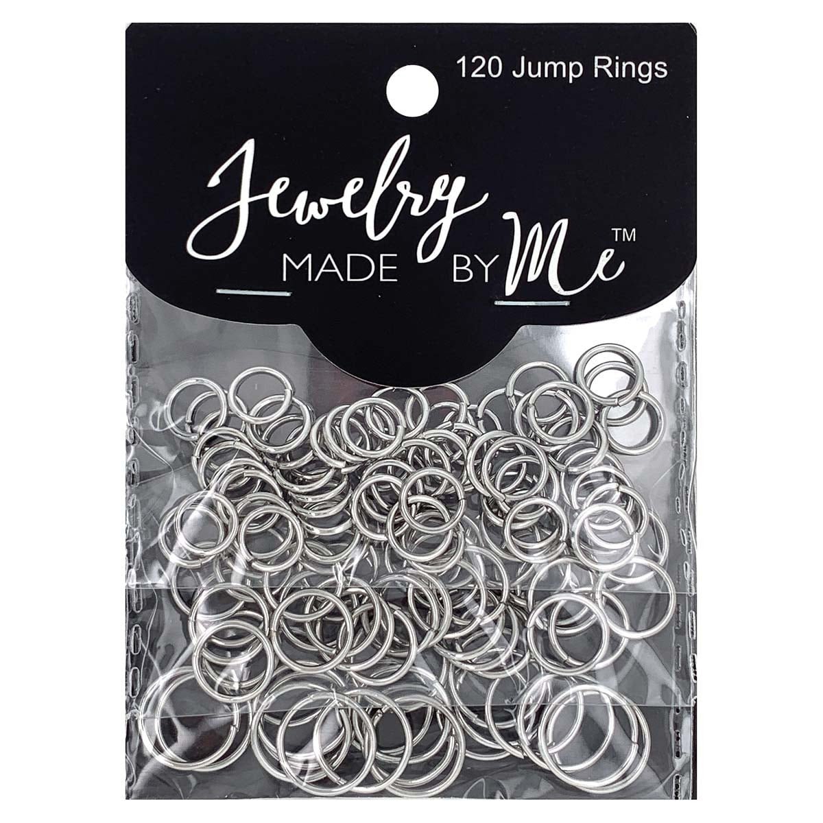 Jump Rings - Assorted sizes (8mm, 10mm and 12mm) - Silver Color - package of 120 - The Merri Artist - merriartist.com