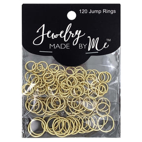 Jump Rings - Gold Color - 120 Assorted (8mm, 10mm and 12mm) - The Merri Artist - merriartist.com