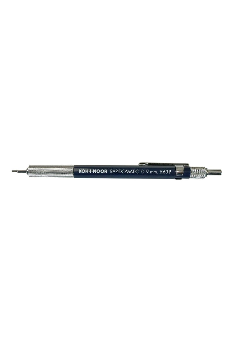 Koh - I - Noor Rapidomatic Mechanical Pencil .9mm (navy blue barrel) - The Merri Artist - merriartist.com