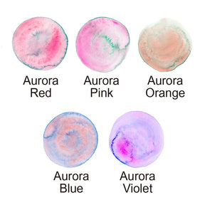 Kuretake Gansai Tambi Watercolor Granulating 5 Color Aurora Set - The Merri Artist - merriartist.com