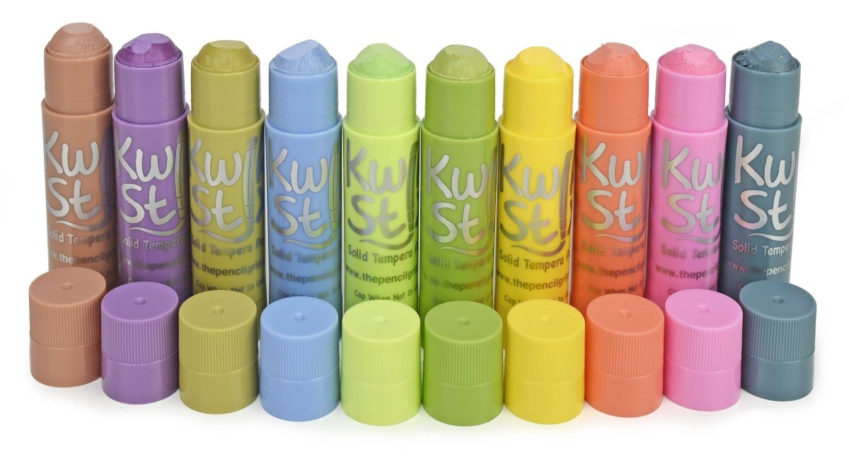 KwikStix Tempera Paint - Pastel 10 Colors TPG - 680 - The Merri Artist - merriartist.com