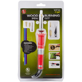 Lacis Woodburning Pen Set (With 6 Assorted Tips) - The Merri Artist - merriartist.com