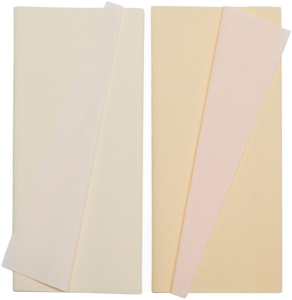 Lia Griffith Double - Sided Extra Fine Crepe Paper 2/Pkg Blush/Chiffon & Petal/Peach - The Merri Artist - merriartist.com