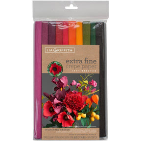 Lia Griffith Extra Fine Crepe Paper - 10 Pack - Enchanted Garden - The Merri Artist - merriartist.com