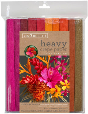 Lia Griffith Heavy Crepe Paper - 10 Pack - Tropical Garden - The Merri Artist - merriartist.com