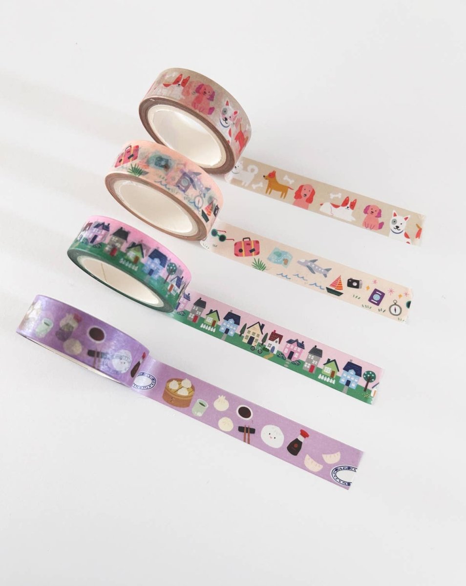 Little Paws Washi Tape - The Merri Artist - merriartist.com