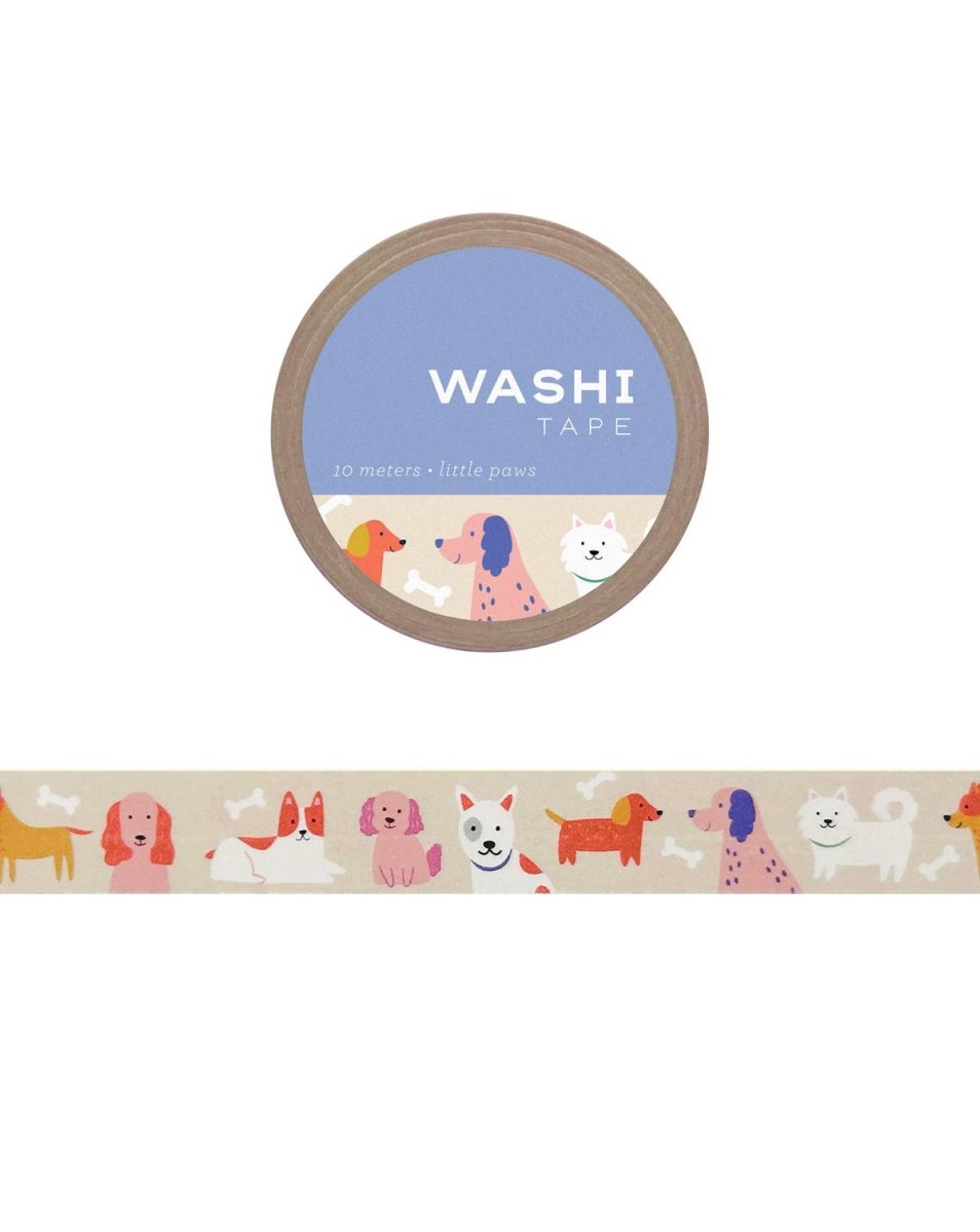 Little Paws Washi Tape - The Merri Artist - merriartist.com