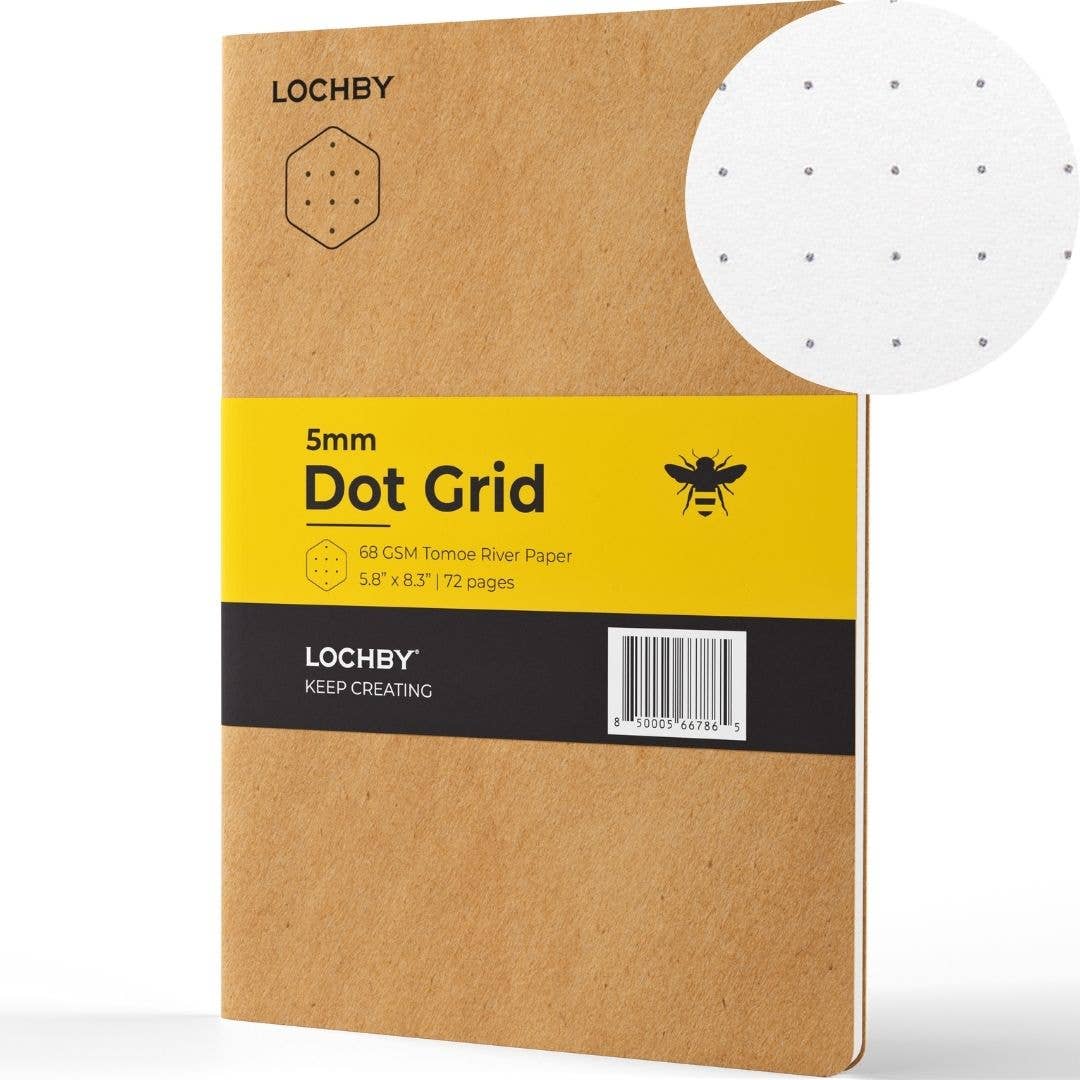 LOCHBY - A5 Dot Grid - The Merri Artist - merriartist.com