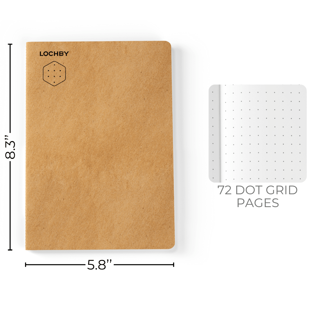 LOCHBY - A5 Dot Grid - The Merri Artist - merriartist.com