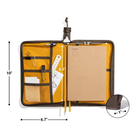 LOCHBY - Artists Field Folio A5 6.7” x 10” x 1” - Brown - The Merri Artist - merriartist.com