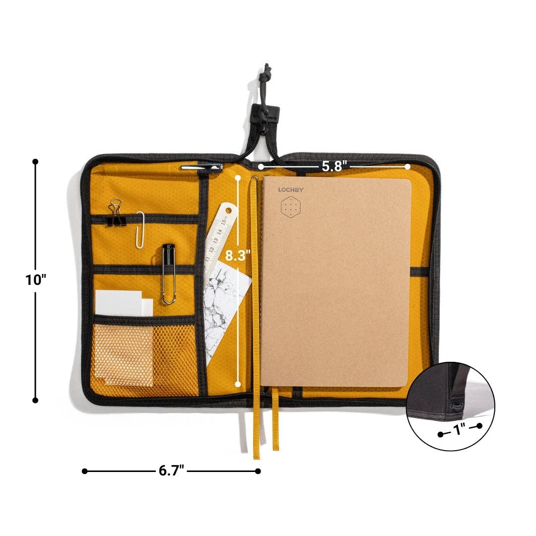 LOCHBY - Artists Field Folio A5 6.7” x 10” x 1” - Brown - The Merri Artist - merriartist.com