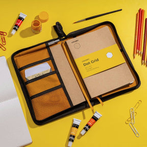 LOCHBY - Artists Field Folio A5 6.7” x 10” x 1” - Brown - The Merri Artist - merriartist.com