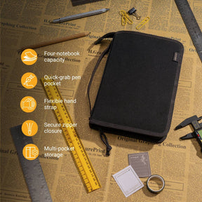 LOCHBY - Artists Field Folio A5 6.7” x 10” x 1” - Brown - The Merri Artist - merriartist.com