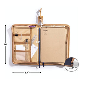 LOCHBY - Artists Field Folio A5 6.7” x 10” x 1” - Brown - The Merri Artist - merriartist.com