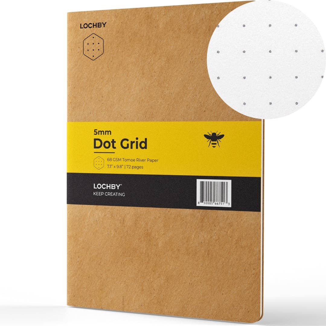 LOCHBY - B5 Notebooks (1 - pack) - Dot Grid - The Merri Artist - merriartist.com