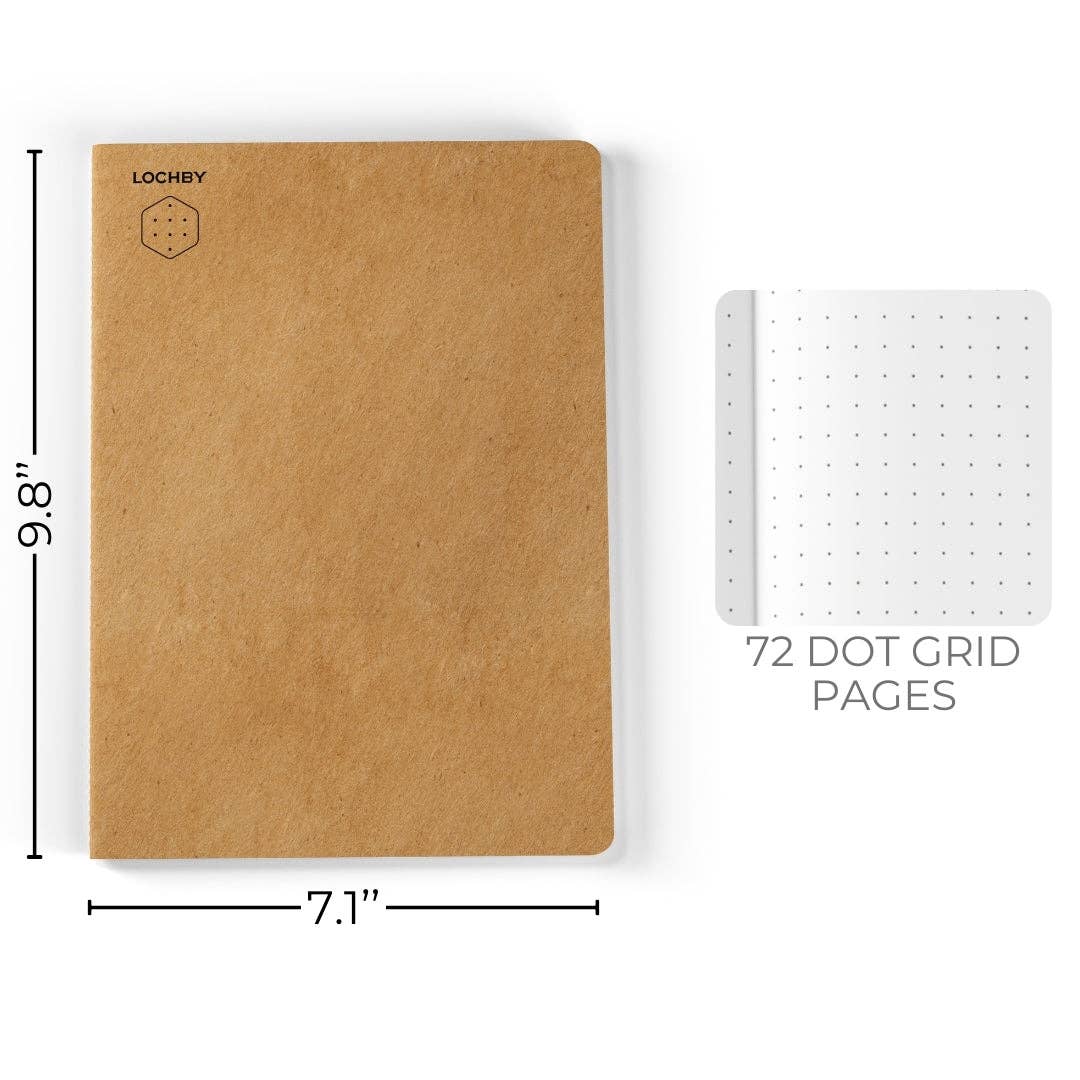 LOCHBY - B5 Notebooks (1 - pack) - Dot Grid - The Merri Artist - merriartist.com