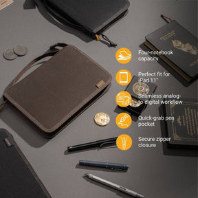 LOCHBY - Field Folio B5 - Brown - The Merri Artist - merriartist.com