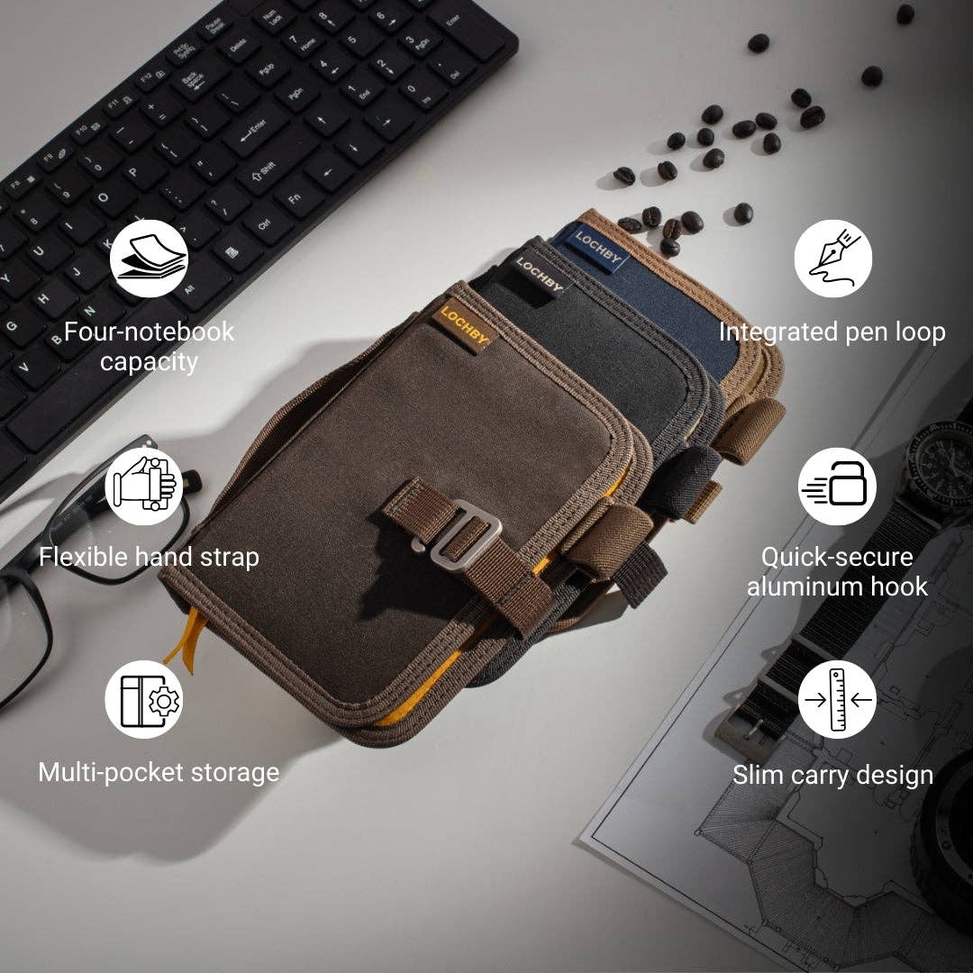 LOCHBY - Mini Field Journal - Brown - The Merri Artist - merriartist.com